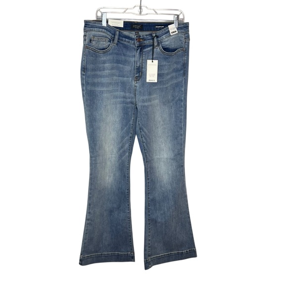 Judy Blue Denim - NWT Judy Blue Trouser Flare High Waist Jeans 15/32
